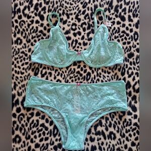 VS Lingerie Set (36B,M) New